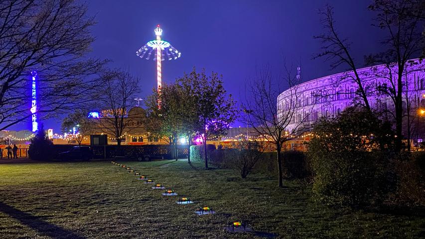 Erstmals lockte eine Drohnenshow die Besucherinnen und Besucher zur "Nacht der 1000 Lichter"