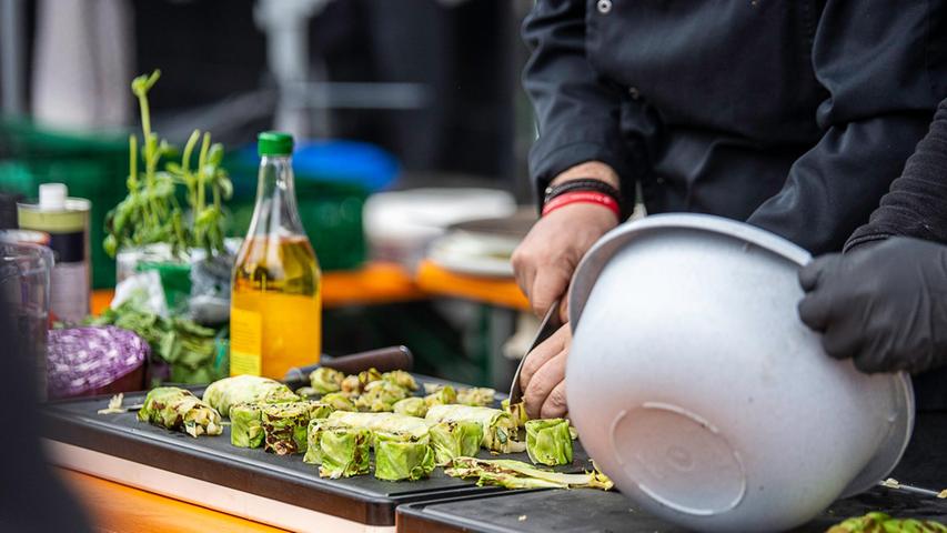 Bei der Meisterschaft in Bad Windsheim kam reichlich Gemüse auf den Grill. Bei der Meisterschaft in Bad Windsheim kam reichlich Gemüse auf den Grill.