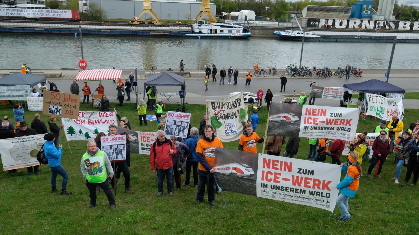 Gigantisches ICE-Werk im Nürnberger Hafen: Umweltschützer kämpfen weiter