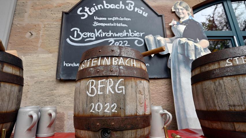  13 Prozent Stammwürze und sechs Prozent Alkohol - das Festbier für die Bergkirchweih der Steinbach-Bräu aus Erlangen.
