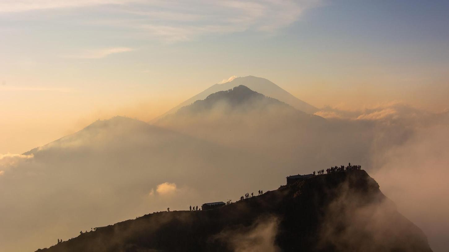 Der aktive Vulkan Batur gilt nach den Hindus als einer der heiligen Berge auf Bali.