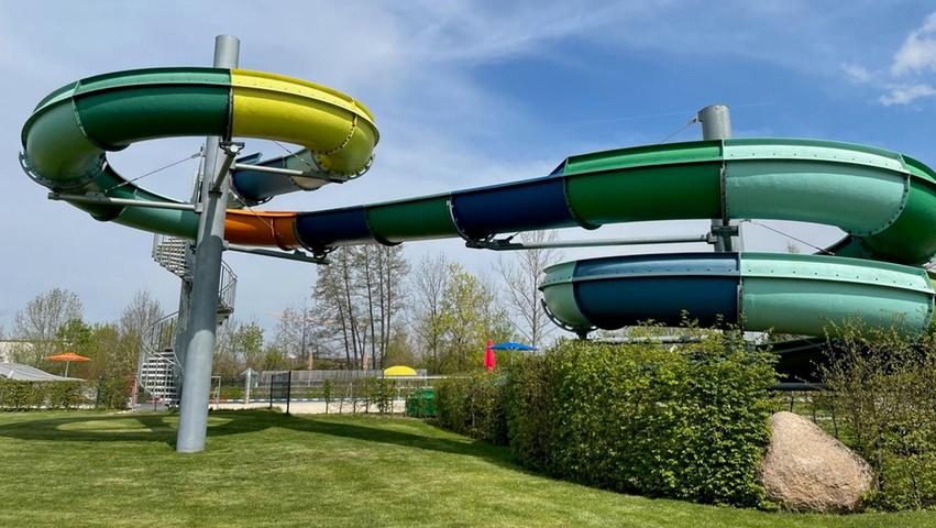 Die 80-Meter-Rutsche ist vor allem bei Jugendlichen beliebt. Die 80-Meter-Rutsche ist vor allem bei Jugendlichen beliebt.