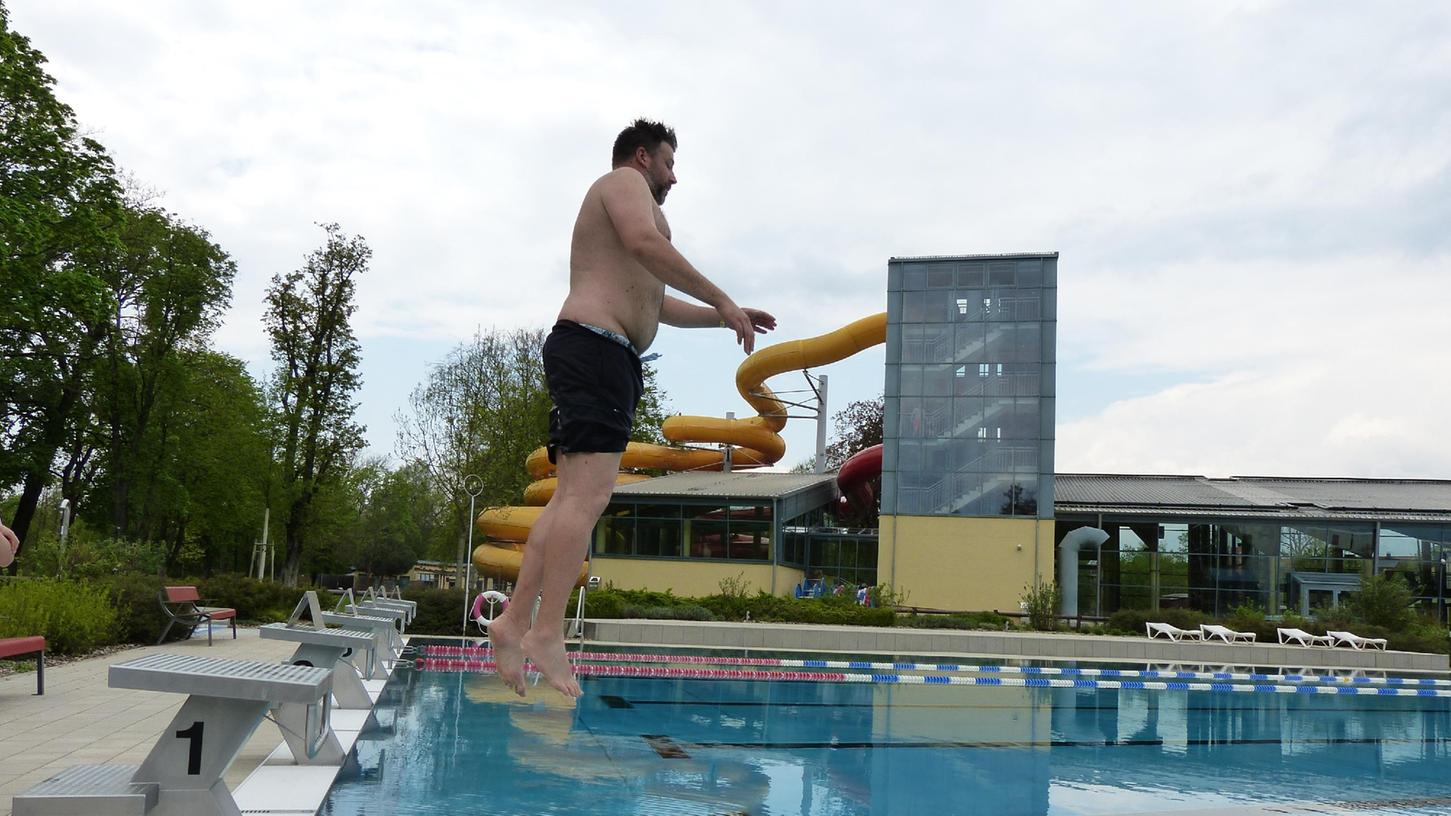 Königsbad Forchheim: Endlich wieder draußen plantschen