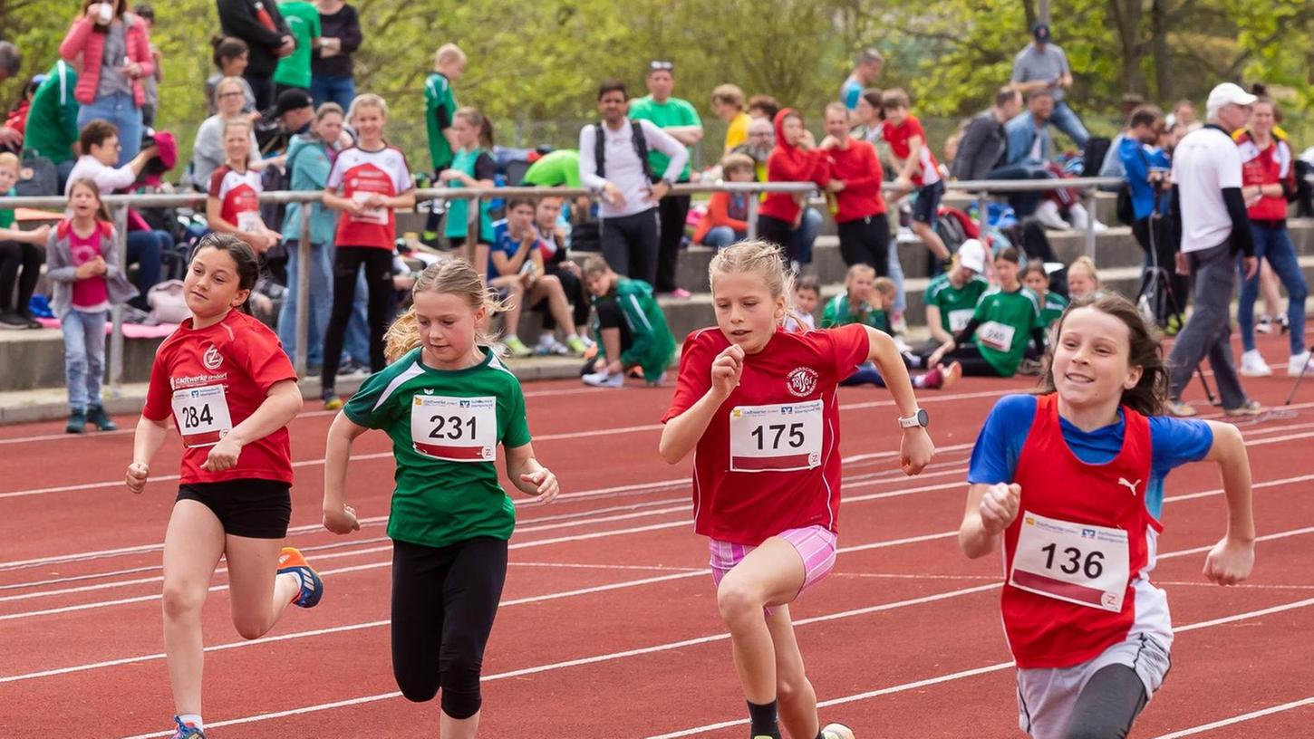 Leichtathletik: Teilnehmerrekord bei der Bahneröffnung des TSV Zirndorf