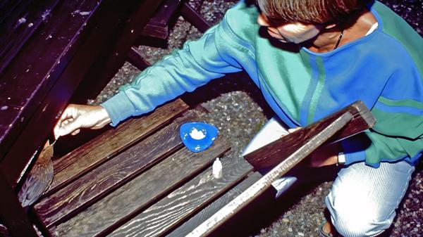 Laban wurde schnell selbständiger. Sie verbrachte viel Zeit im Garten und schlief nicht mehr in der Wohnung. Aber pünktlich zum Frühstück erschien sie an der Balkontür.