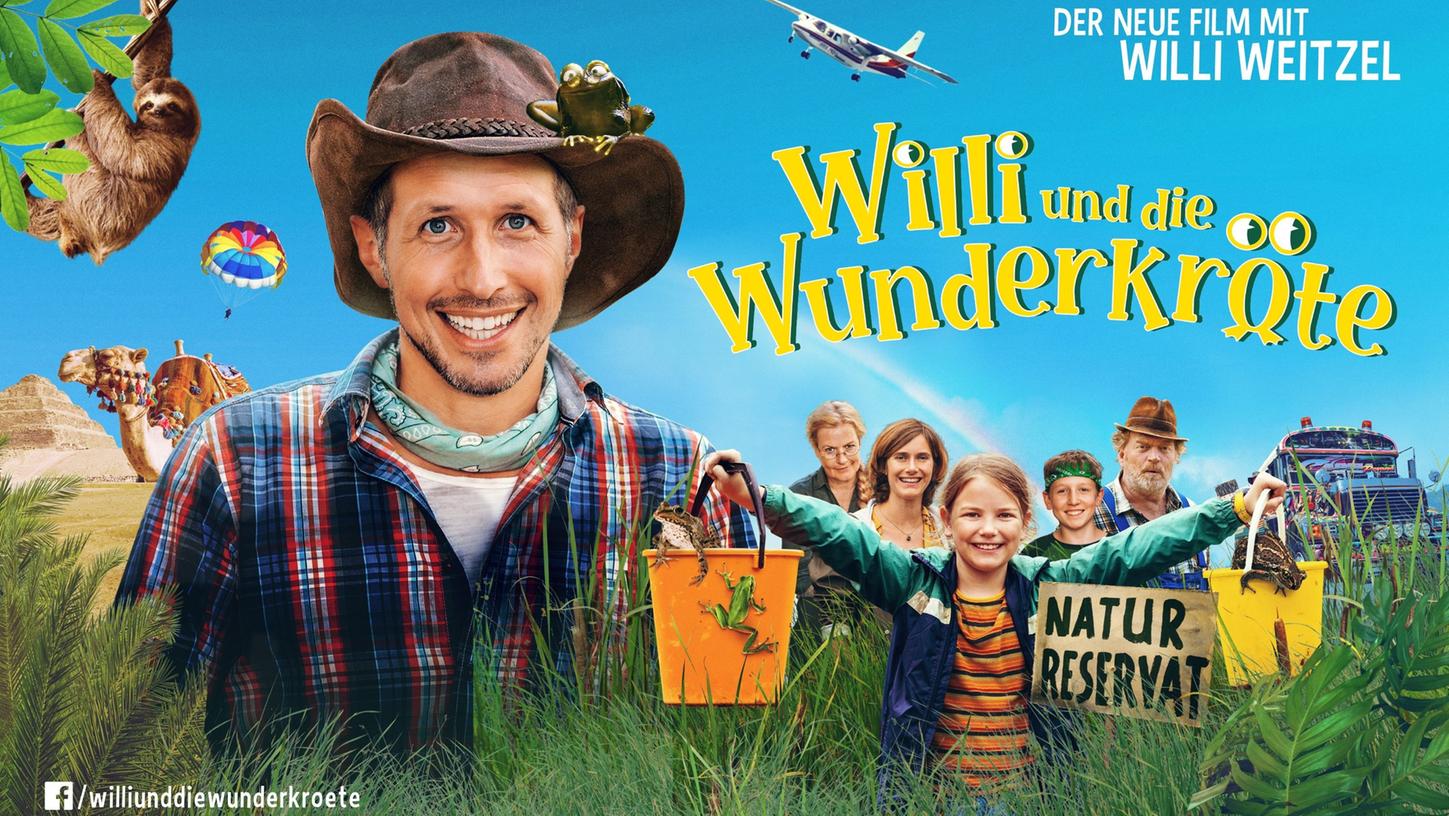 Im neuen Kinofilm "Willi und die Wunderkröte" macht sich TV-Star Willi Weitzel auf eine Reise durch Ägypten, Bolivien und Panama. 