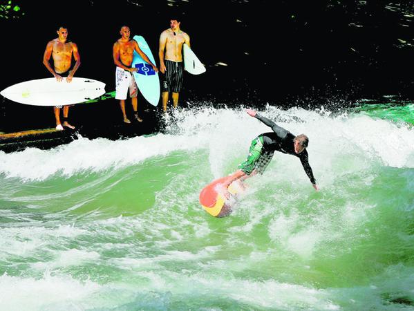 Nürnbergs Surfer wollen die Wöhrder Welle
