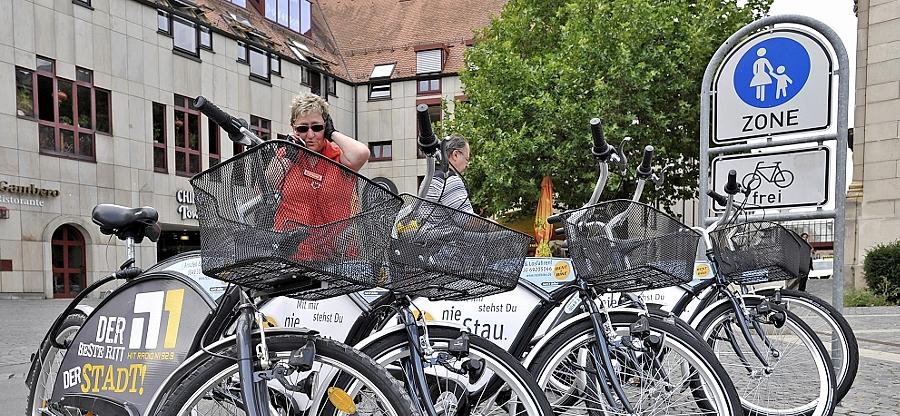 Mieträder in Fürth vorläufig außer Betrieb