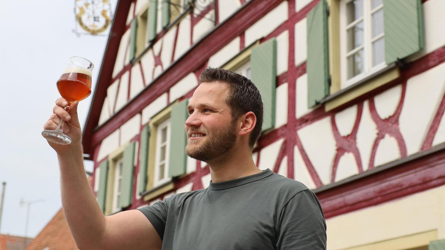 Marc Köhler geht mit seiner "Brauerei Mauerbrecher" in Lonnerstadt an den Start.
