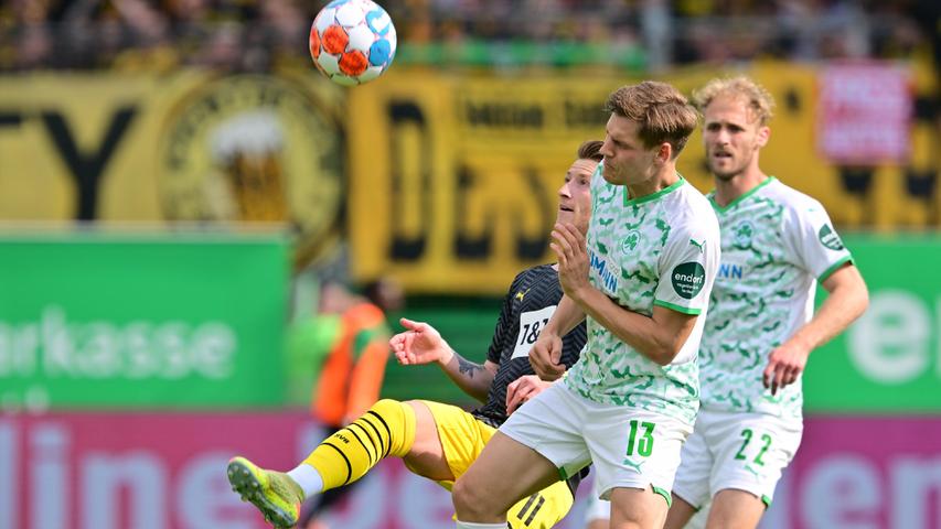 1:3 gegen den BVB: Fürth verliert sein vorerst letztes Bundesliga-Heimspiel