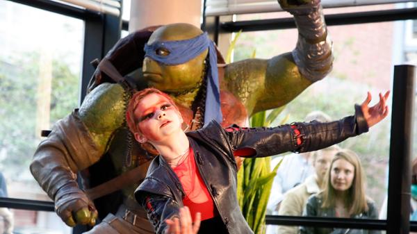 Im Cinecitta konnten die Besucherinnen und Besucher eine Tanzperformance unter dem Motto "getanzte Phantasien" bestaunen.