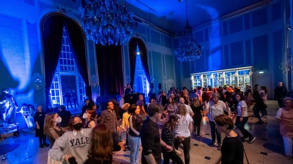 Im Glucksaal wurde fleißig getanzt.