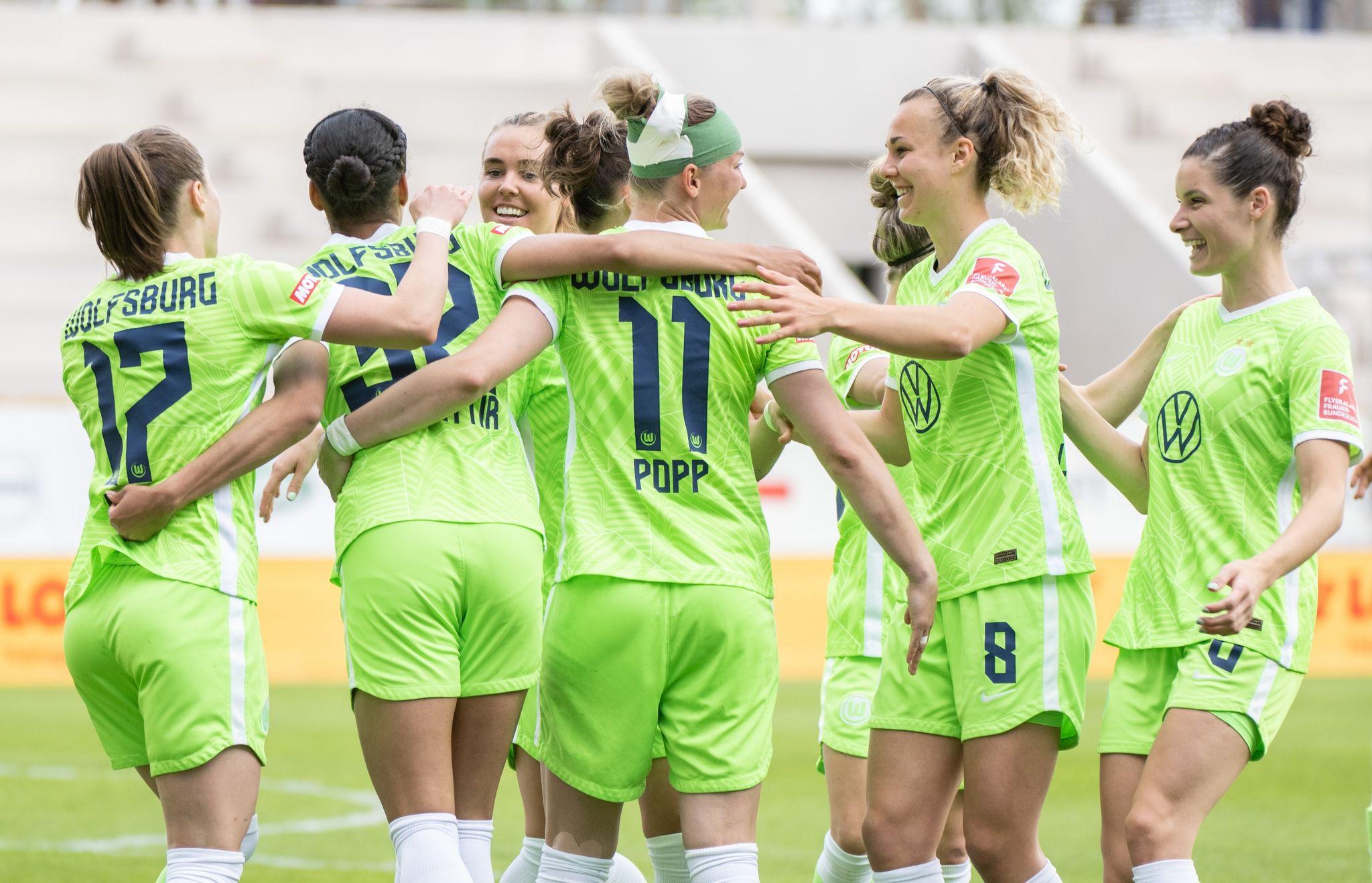 Frauen Des VfL Wolfsburg Sind Deutscher Meister