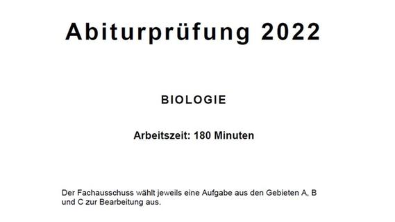 Biologie-Abitur 2022: Alle Aufgaben aus der diesjährigen Prüfung