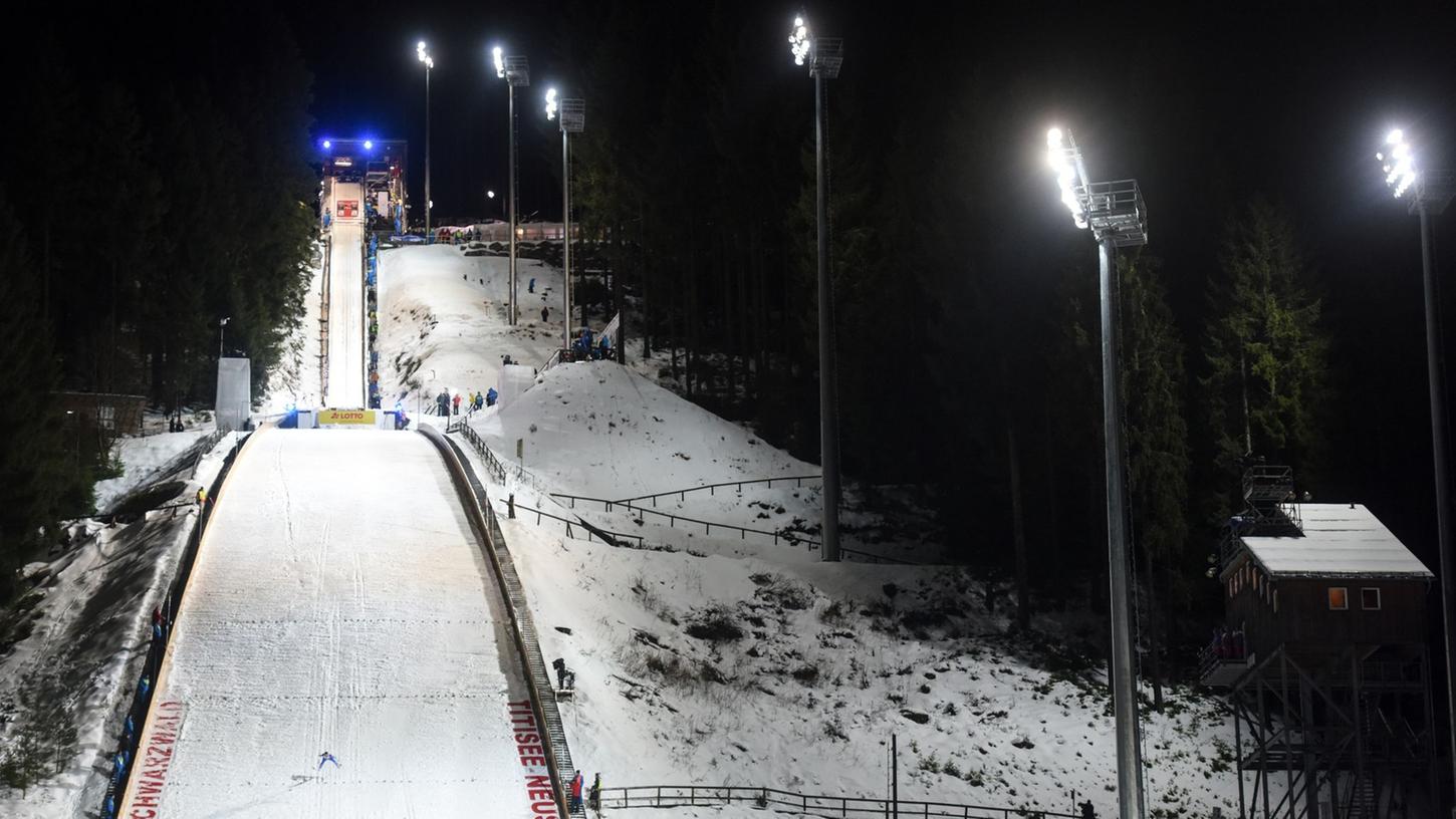 Die Skisprung-Schanze in Titisee-Neustadt. Die Skisprung-Schanze in Titisee-Neustadt.