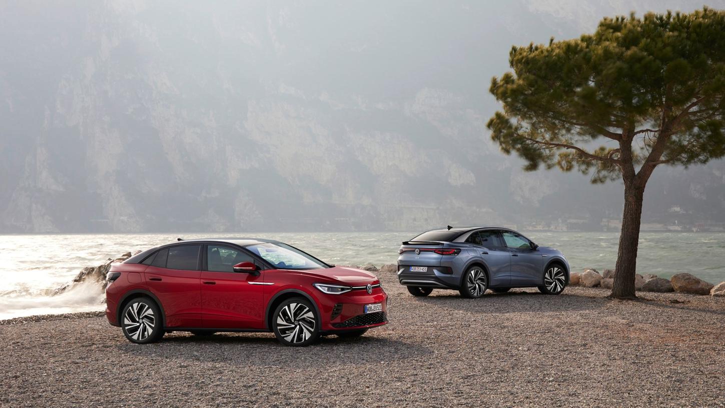 Zuwachs im VW-Programm: Die vom elektrischen ID4 abgeleitete Coupé-Variante ID5 ist ab Ende Mai zu haben. Zuwachs im VW-Programm: Die vom elektrischen ID4 abgeleitete Coupé-Variante ID5 ist ab Ende Mai zu haben.