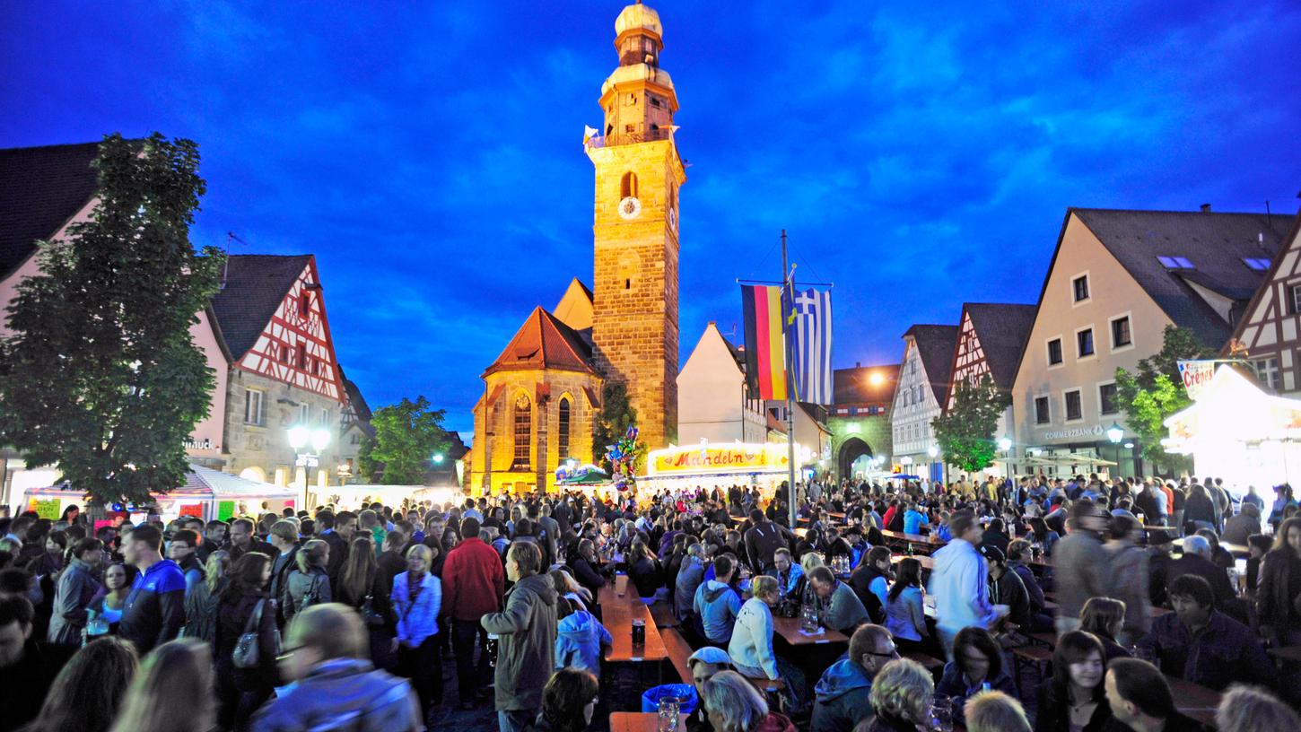 Nach zwei Jahren Pause findet das Altstadtfest wieder statt, vom 24. bis 26. Juni in der Laufer Altstadt.