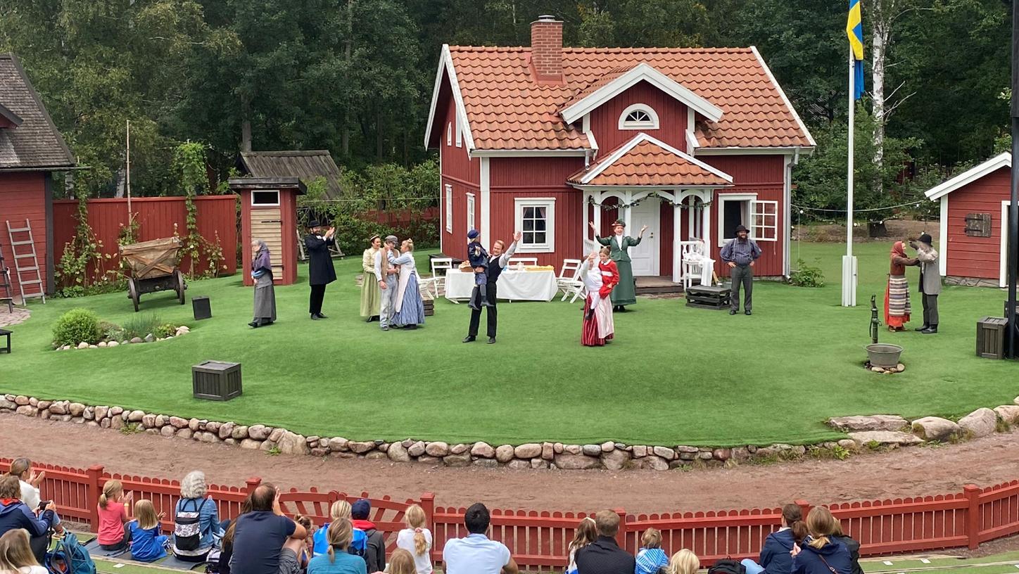 Vorführung in Astrid Lindgrens Värld.
Vorführung in Astrid Lindgrens Värld.