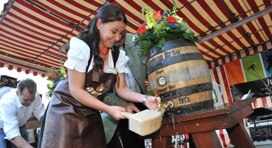 Bier fürs Bier: Königin des Hopfens in Erlangen gekürt