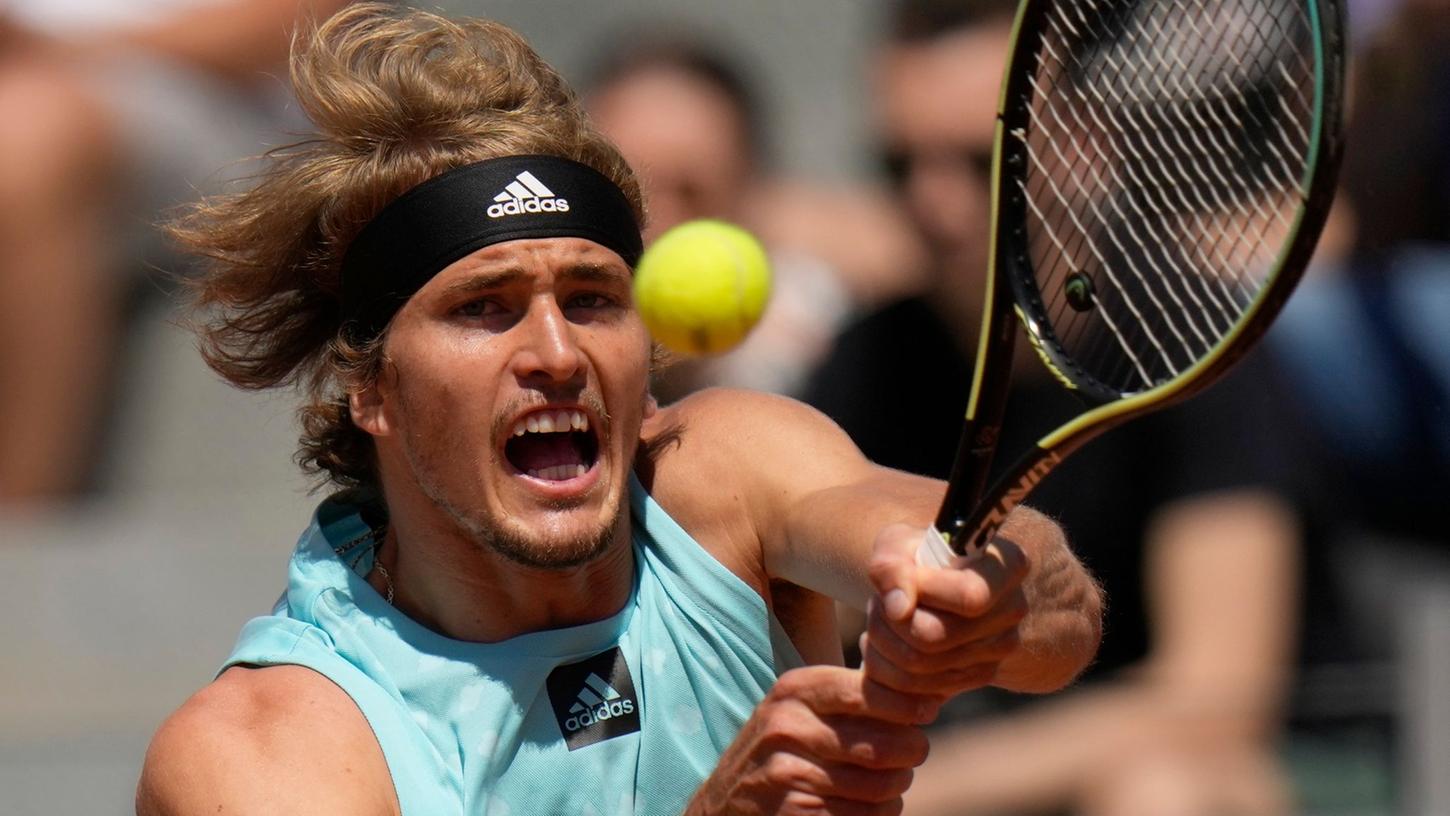 Zverev beim Turnier in Rom im Halbfinale