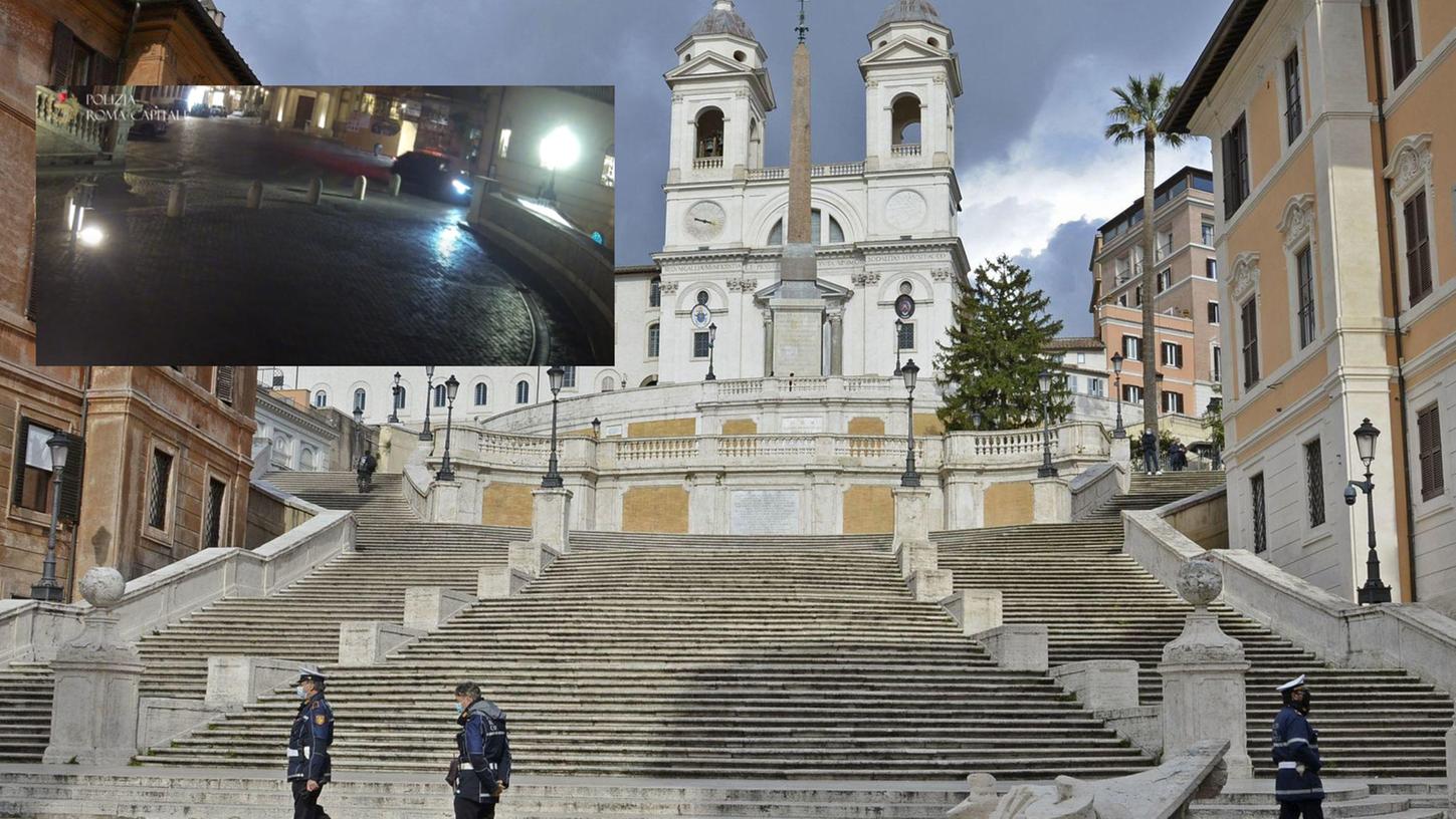 Die Spanische Treppe in Rom ist eine der bekanntesten Freitreppen der Welt.