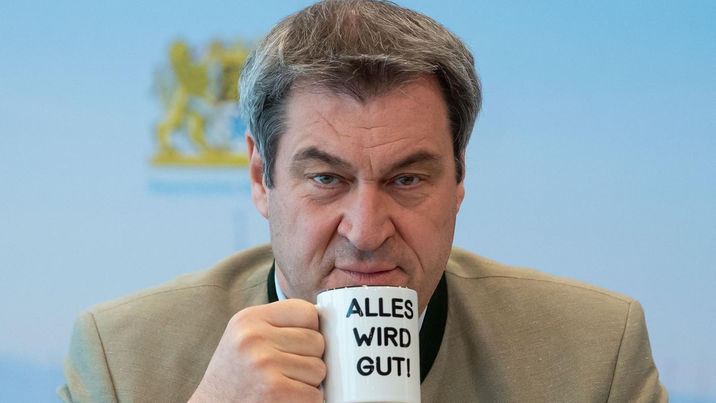 Mehr als die Hälfte der Bayern unzufrieden mit Söder