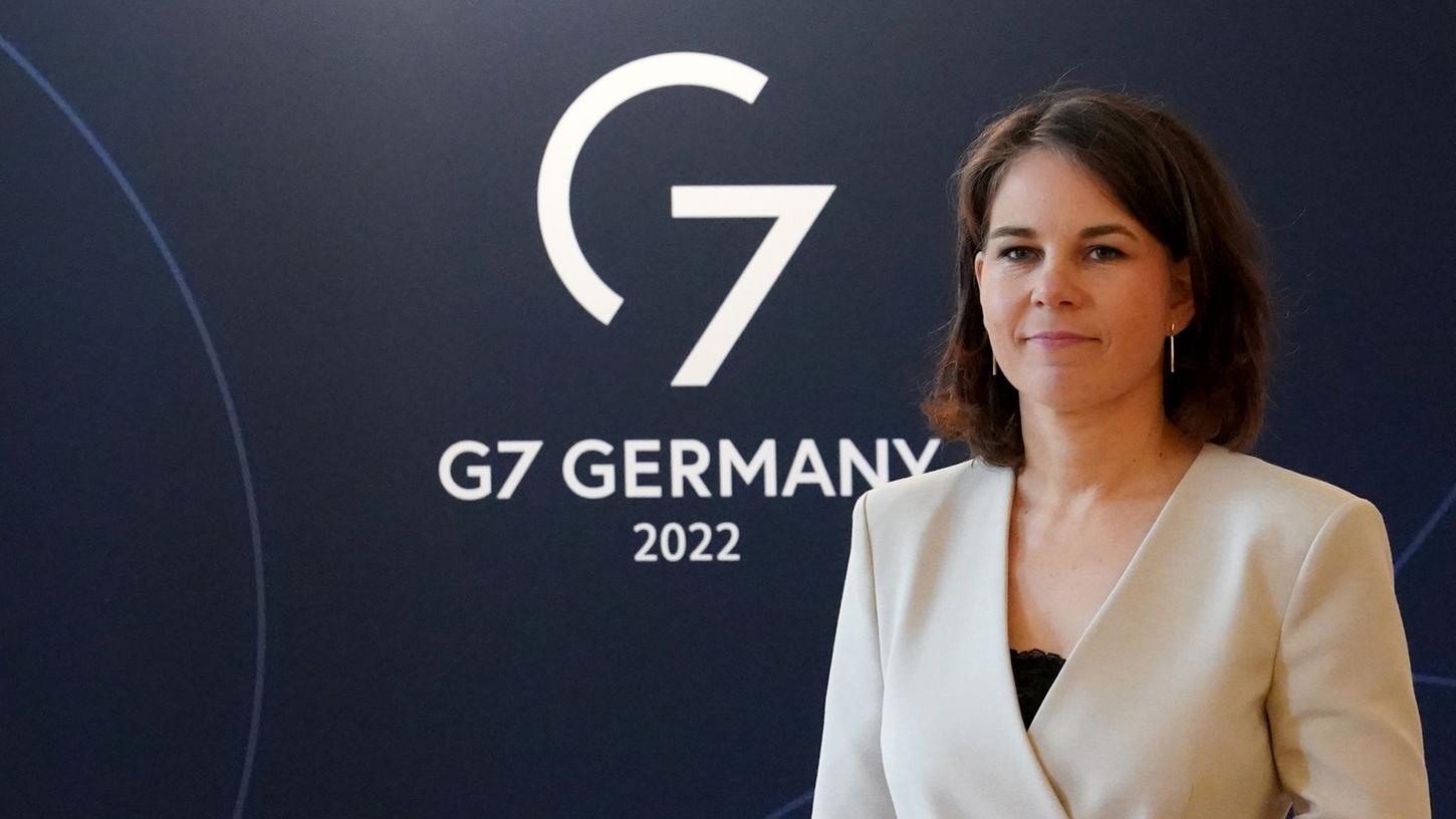 Bundesaußenminister Annalena Baerbock beim G7-Treffen in Weißenhäuser Strand. Bundesaußenminister Annalena Baerbock beim G7-Treffen in Weißenhäuser Strand.