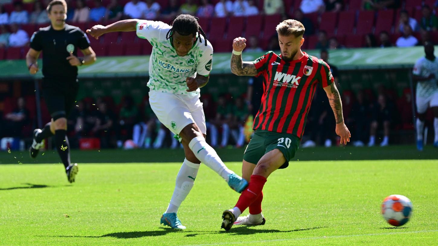 Tor fürs Kleeblatt: Jessic Ngankam traf Mitte der ersten Hälfte zum 1:1.
Tor fürs Kleeblatt: Jessic Ngankam traf Mitte der ersten Hälfte zum 1:1.