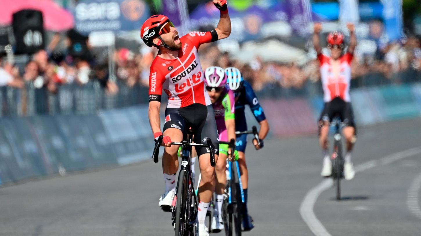 Thomas de Gendt hat die 8. Etappe des Giro d’Italia. Thomas de Gendt hat die 8. Etappe des Giro d’Italia.