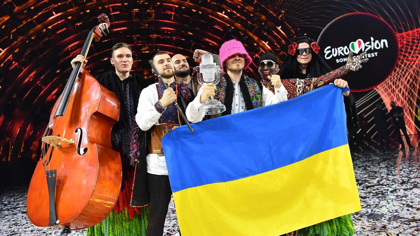 Das Kalush Orchestra aus der Ukraine gewann den 66. Eurovision Song Contest.
