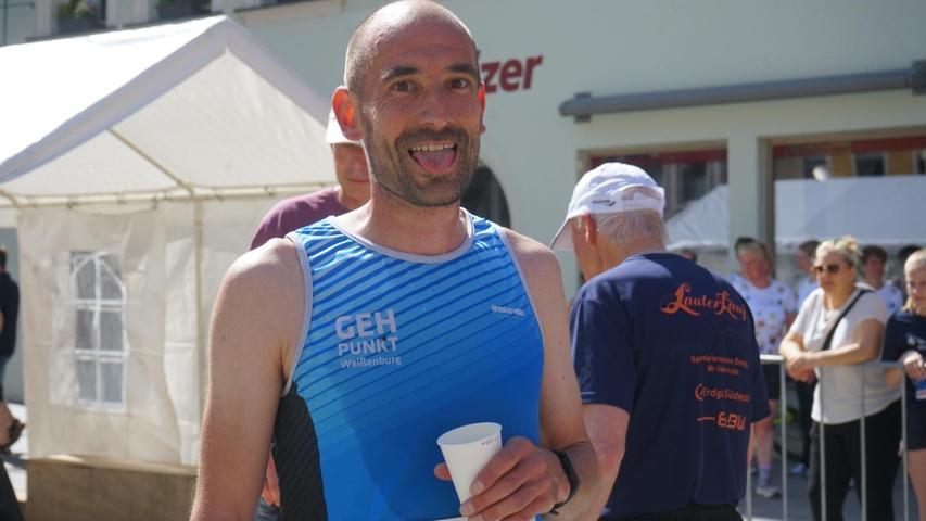 Der neue Stadtmeister: Matthias Bogner (Geh-Punkt Weißenburg) absolvierte den 10-Kilometer-Hauptlauf in einer Top-Zeit von 35:22 Minuten.