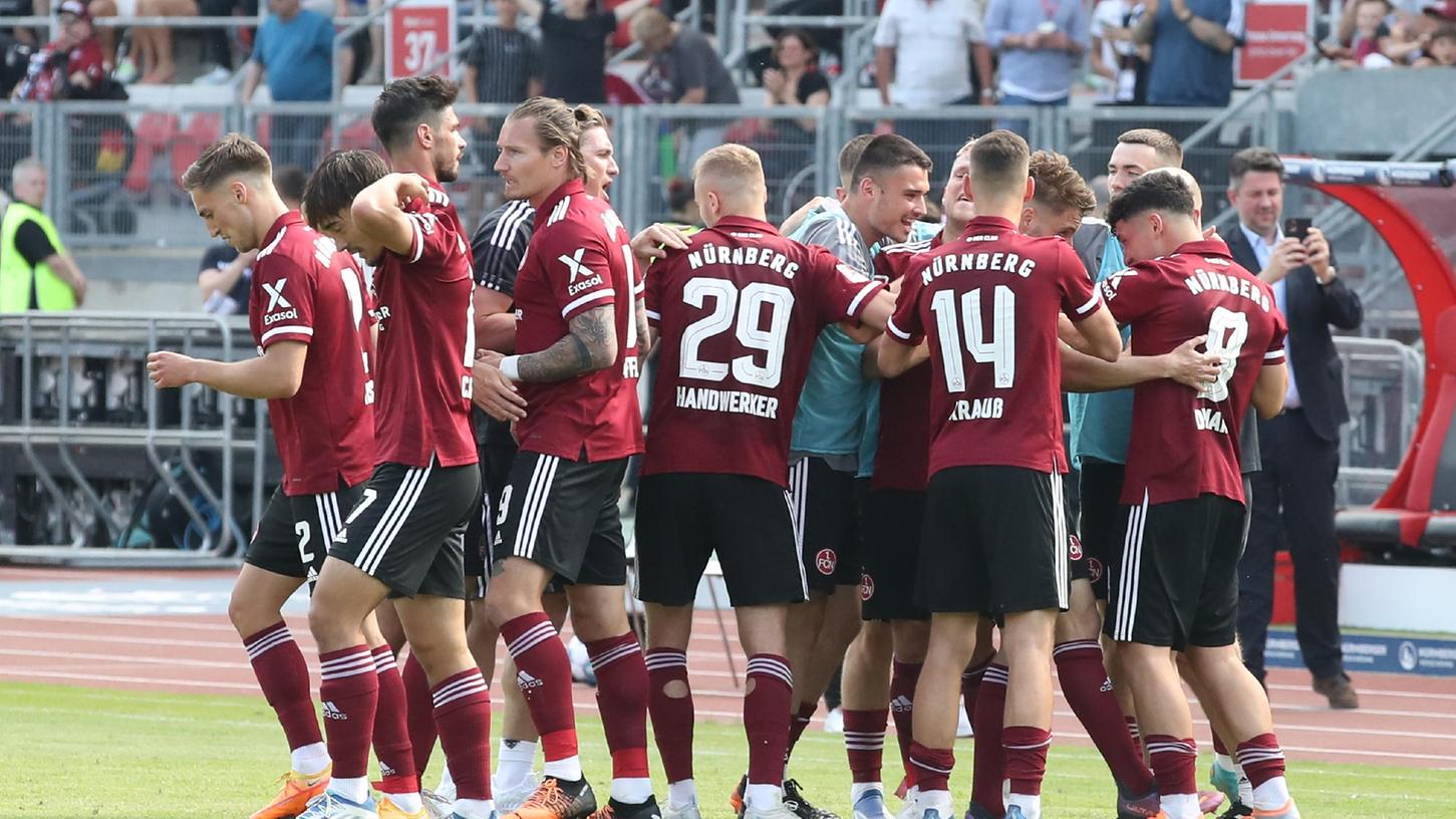 Jubel in Nürnberg: Hat man in dieser Saison häufig gesehen, wird in der kommenden Saison noch häufiger. Jubel in Nürnberg: Hat man in dieser Saison häufig gesehen, wird in der kommenden Saison noch häufiger.