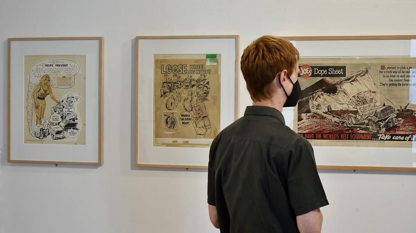 Bildergalerie: So würdigt das Kunstmuseum Erlangen zwei Comic-Pioniere