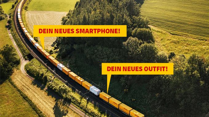 Bei DHL können Pakete nun auch per Bahn transportiert werden.