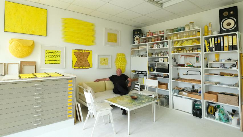 Ist happy in seinen neuen Räumen: Künstler Fred Ziegler.