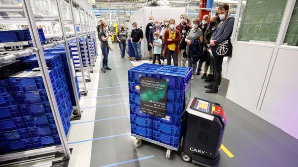 Die Firma Bosch informierte über autonome Transportsysteme.