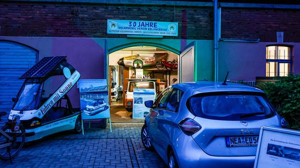 Beim Solarmobil-Verein Erlangen liegt der Schwerpunkt inzwischen auf allgemeiner Elektromobilität.