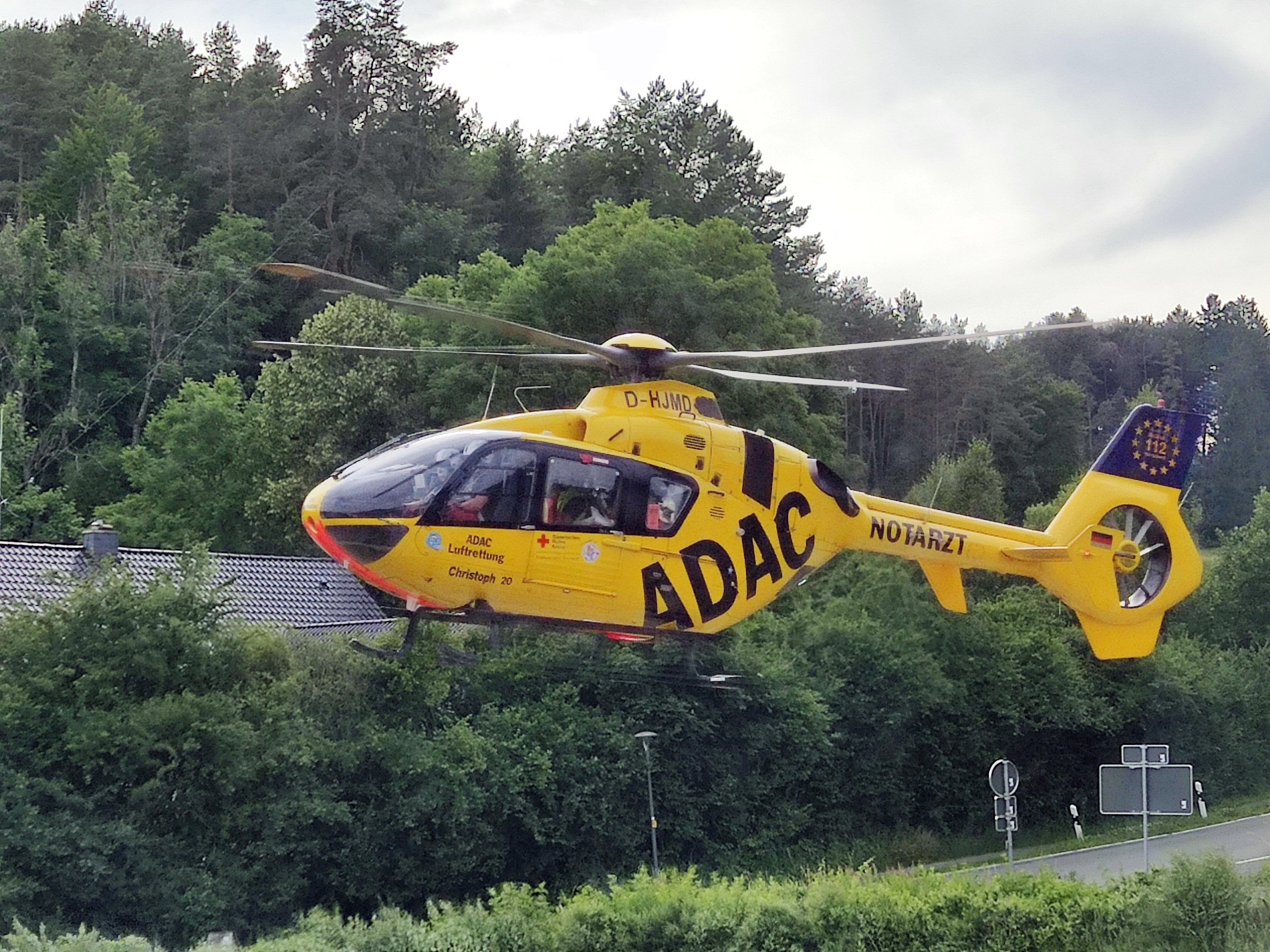 Auch der Rettungshubschrauber Christoph 20 war im Einsatz. Auch der Rettungshubschrauber Christoph 20 war im Einsatz.