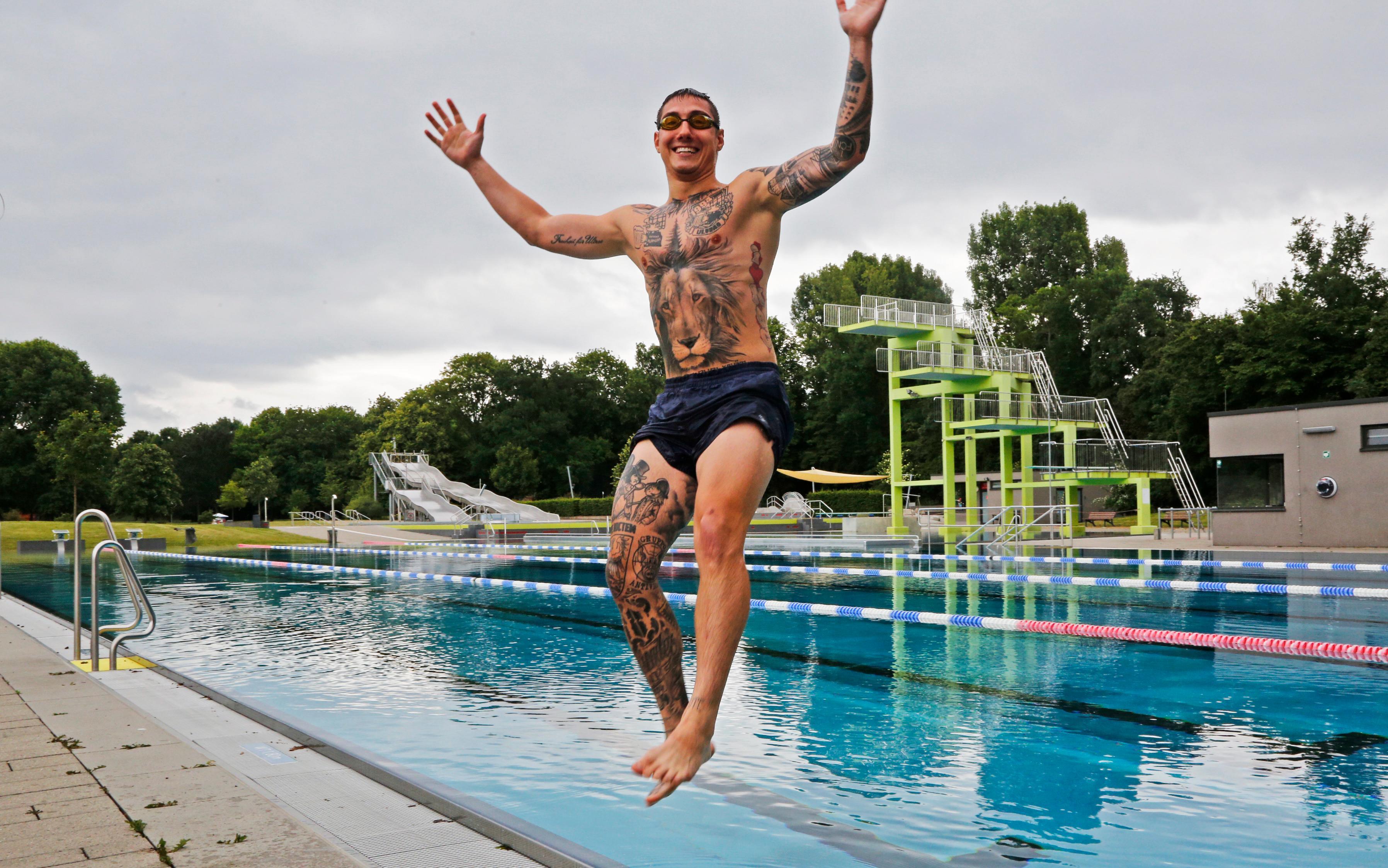 Anschwimmen in Nürnberg