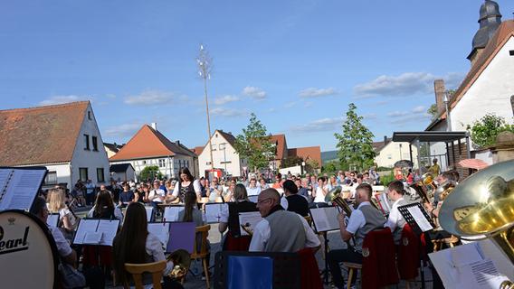 Musikverein Pautzfeld veranstaltete Serenade am Dorfweiher