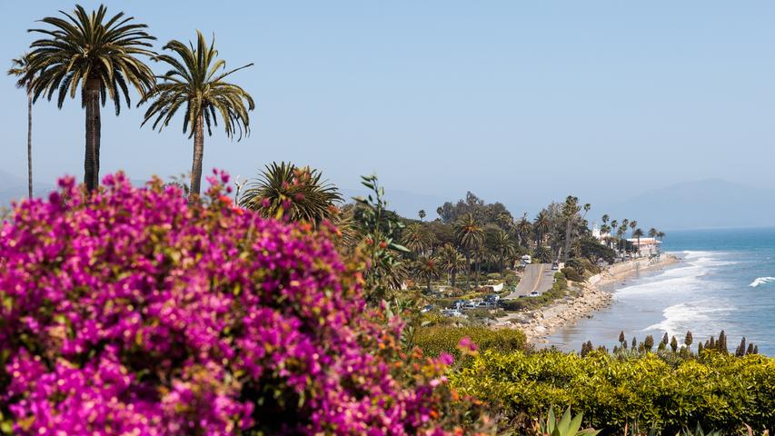 Der Strand von Santa Barbara.