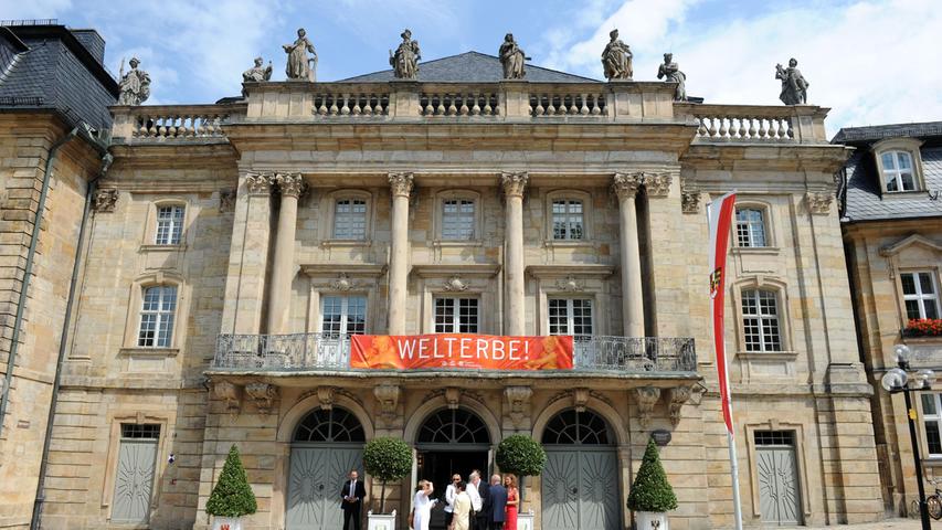 Seit 2012 Welterbestätte: Das Markgräfliche Opernhaus in Bayreuth.