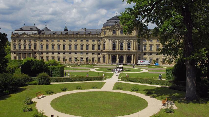 Die Fürstbischöfliche Residenz in Würzburg ist seit 1981 Unseco-Weltkulturerbe.