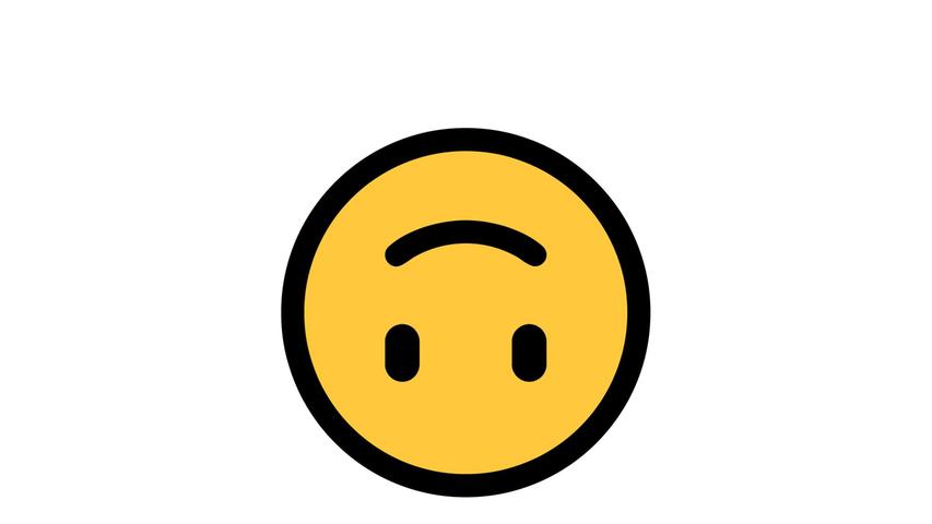 Während die bisherigen Emojis also allesamt Elemente beinhalteten, die User gut und gerne zu Fehlinterpretationen leitet, kann dieser Smiley hier wohl nahezu alles und nichts symbolisieren. Der leicht schmunzelnde, aber auf dem Kopf stehende Emoji steht allerdings dafür, dass die Nachricht ironisch gemeint ist. Damit könnte man also zahlreiche Missverständnisse vorab vermeiden.
