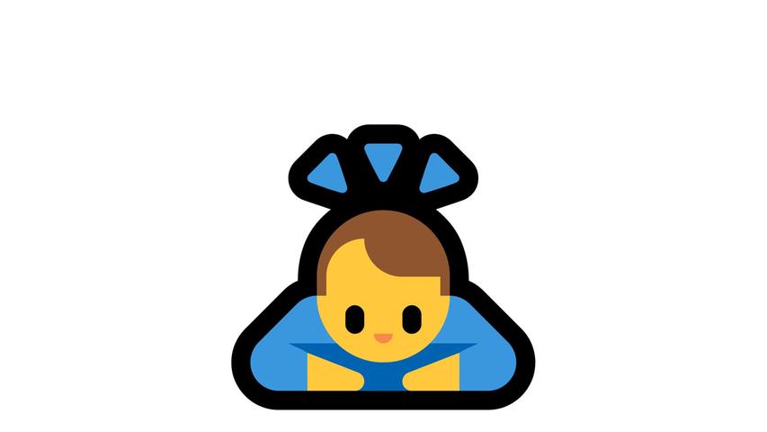 Es gibt auch Emojis, die lassen sich nur vor dem Hintergrund bestimmter Traditionen in fernen Länder erklären, verstehen und damit richtig verwenden. Der Junge, der seinen Kopf in Richtung seiner Hände neigt, soll keine Migräne oder Müdigkeit repräsentieren, sondern eine Verneigung, die in Japan zur Begrüßung üblich ist.
