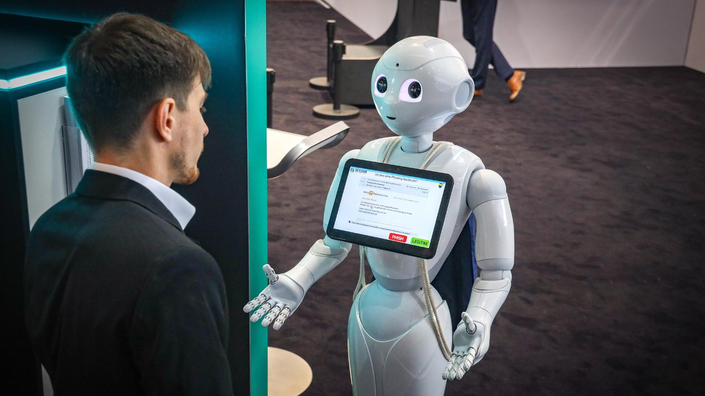 Auf der Hannover Messe 2022 ging es unter anderem um den zukünftigen Einsatz von Robotern.
