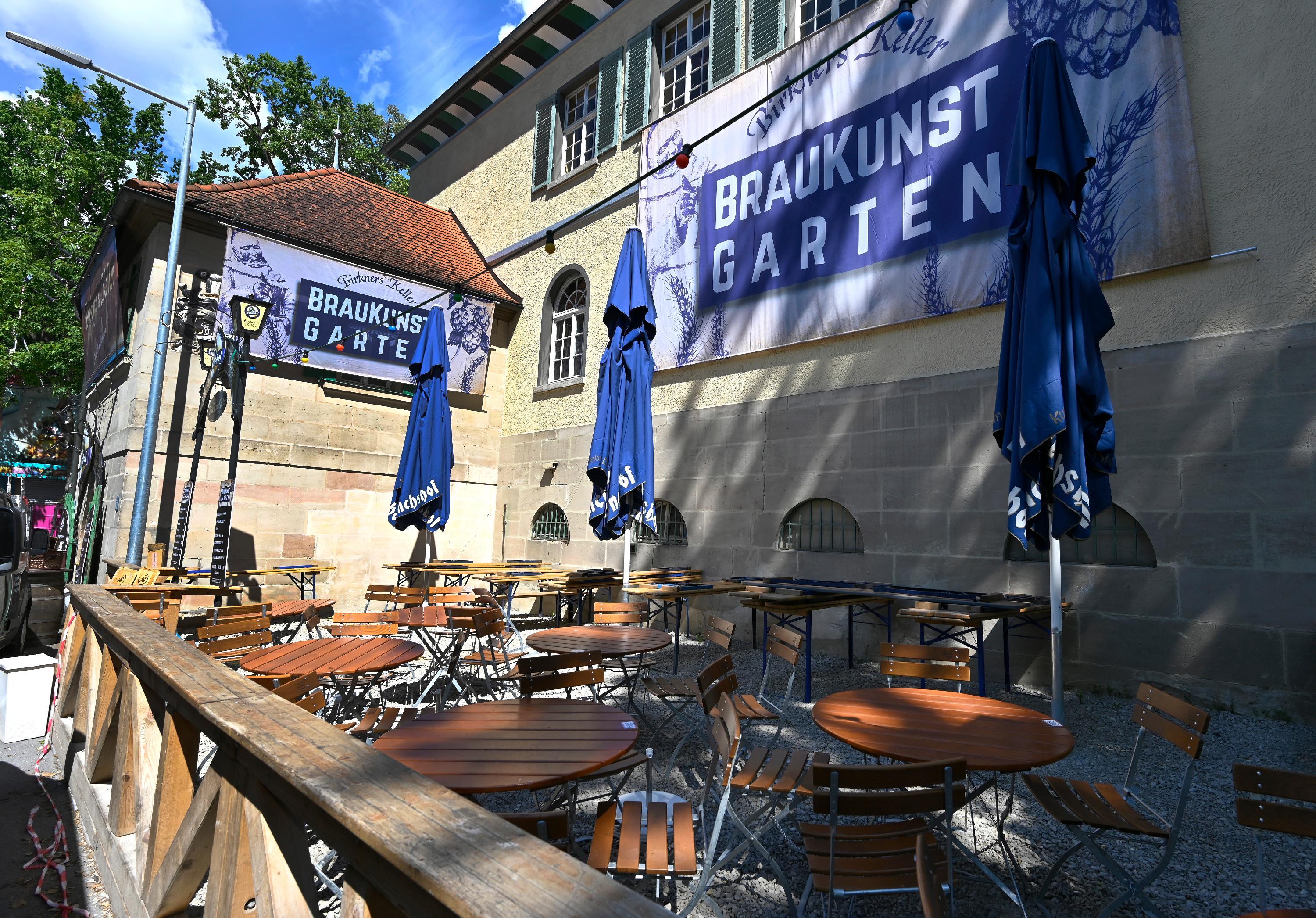 Der Braukunstgarten am Birkners Keller.