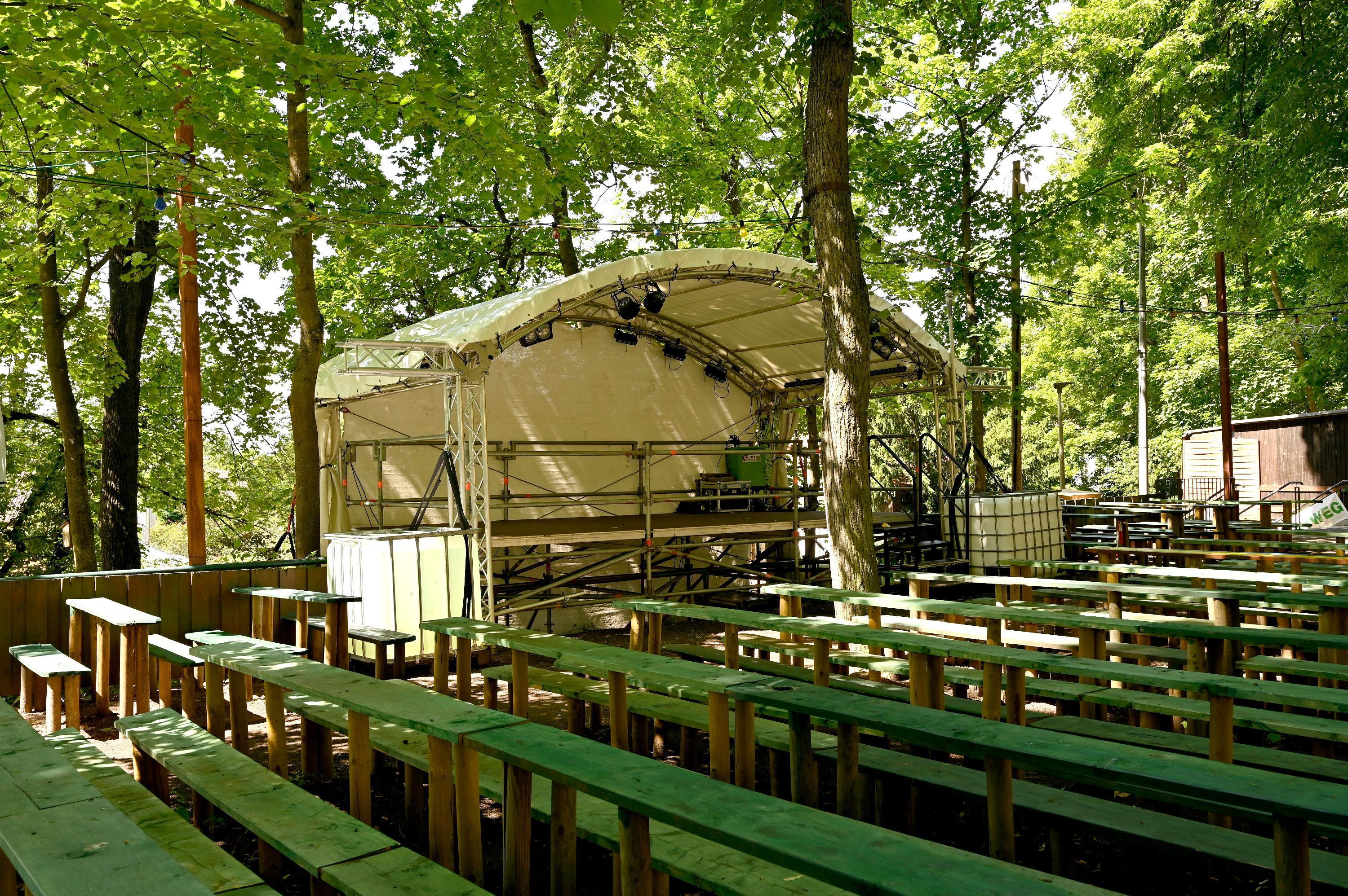 Die Bühne am Erich-Keller.