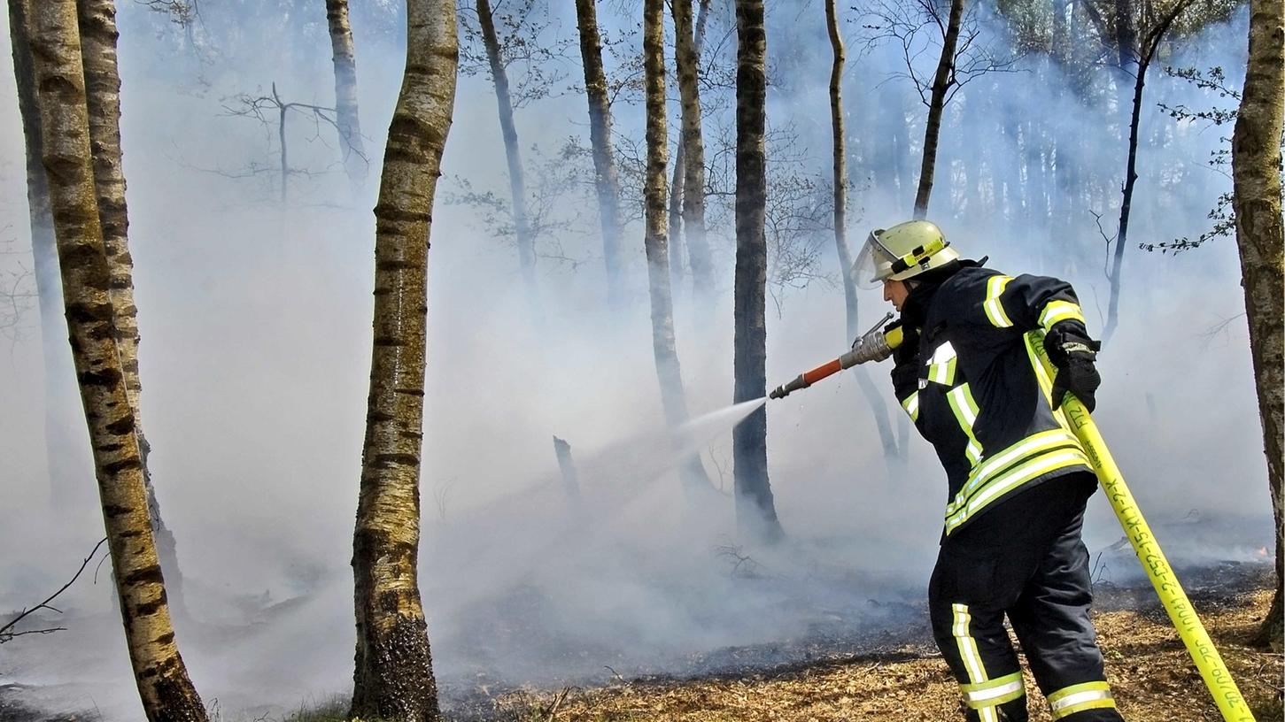 Die Gefahr eines Waldbrands ist momentan erhöht. Die Gefahr eines Waldbrands ist momentan erhöht.