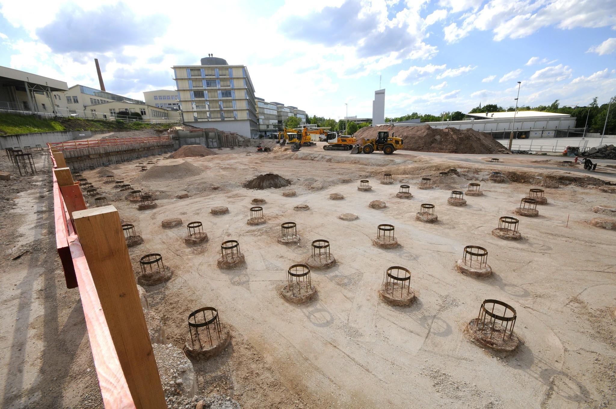 Aus dieser Baugrube ...